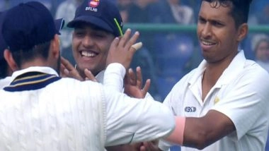 Sports News | Ranji Trophy: Delhi Short Fall of Knockouts, Secure an Innings Win Against Railways; Kohli's Return Concludes with Single-digit Score