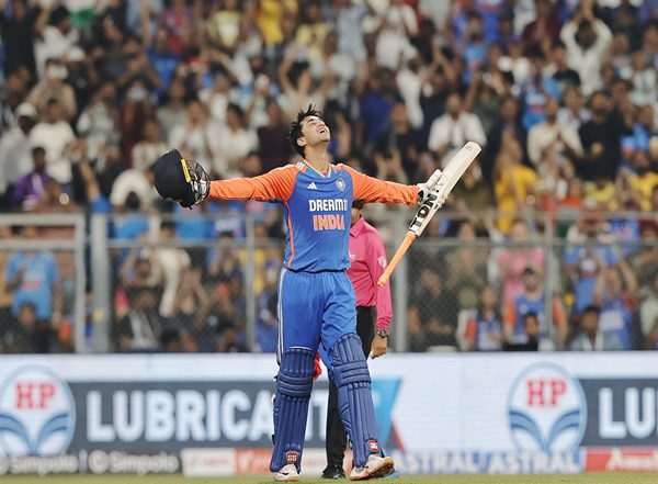 Sports News | Abhishek Sharma Rewrites Record Books with Scintillating Century Against England at Wankhede