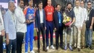 Sports News | Former UK PM Rishi Sunak Attends IND Vs ENG 5th T20I at Wankhede, Congratulates Team India on Historic 150-run Win