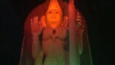 India News | West Bengal: 111 Feet Saraswati Idol Unveiled in South 24 Parganas on 'Basant Panchami'