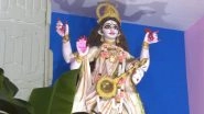 India News | Tripura CM Manik Saha Unveils 40 Ft Saraswati Idol in Agartala on 'Basant Panchami'