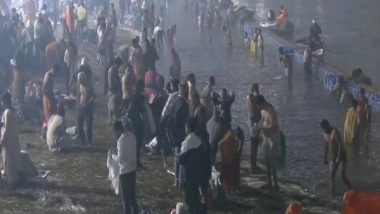 India News | Maha Kumbh: Devotees Gather at Prayagraj for 'Amrit Snan' in Ganga on 'Basant Panchami'