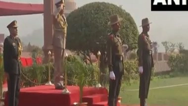 World News | Royal Bhutan Army's Chief Operations Officer Receives Guard of Honour at South Block