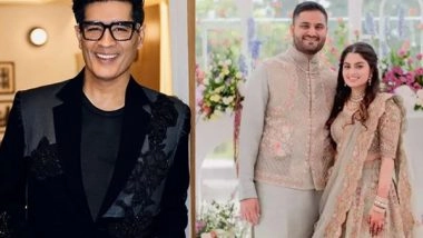 Entertainment News | Manish Malhotra Collaborates with Family of Disabled NGO for Diva and Jeet Adani's Wedding Celebrations