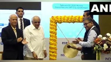 Business News | Gujarat CM Launches Sensex Futures & Options Contracts on India INX at GIFT City