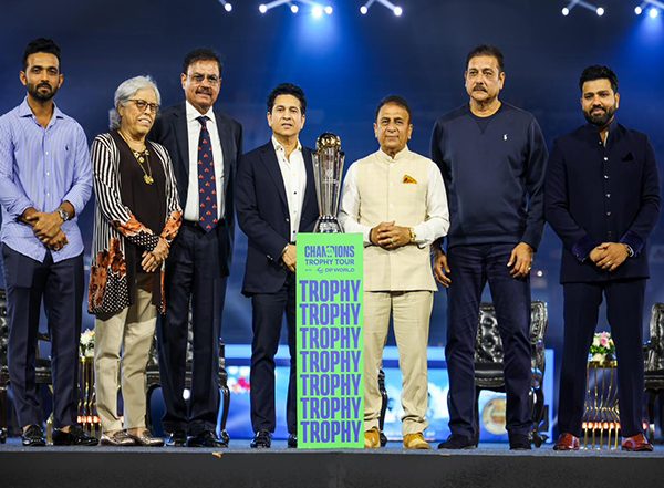 Sports News | ICC Men's Champions Trophy 2025 Trophy Tour Concludes with India Tour, Celebrates Passion for Cricket