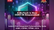 Business News | X-Biz Techventures Pvt. Ltd. Achieves CERT-IN Empanelment, Elevating Cybersecurity Standards