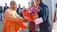World News | Uttar Pradesh CM Yogi Adityanath Welcomes Bhutan's King in Lucknow
