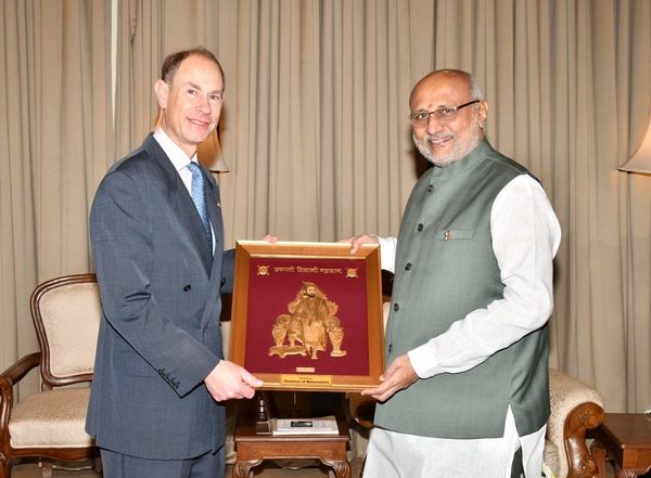 World News | Duke of Edinburgh Prince Edward Visits Raj Bhavan, Explores British-era Bunker in Mumbai