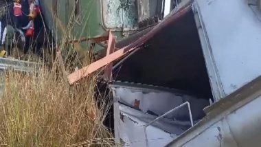 India News | Uttar Pradesh: Two Injured as Goods Trains Collide Near Fatehpur