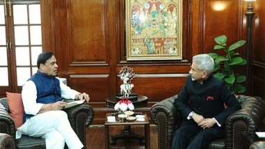 World News | EAM Jaishankar, Assam CM Sarma Discuss Development Initiatives in Assam and Its Centrality for Success of India's Act East, BIMSTEC Policies