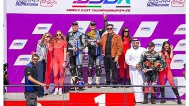 Business News | Bollywood Stars Blazed the Track at Dubai Autodrome for 'DSBK Middle East Championship'