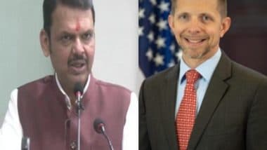 World News | US Consul General Hankey, Maharashtra CM Fadnavis Discuss Expanding Commercial Cooperation