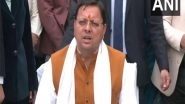 India News | BJP Will Register Historic Win in Delhi: Uttarakhand CM Dhami