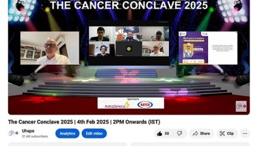 Business News | UHAPO Strengthens Cancer Advocacy at 3rd Annual Cancer Conclave 2025, Uniting Experts and Survivors