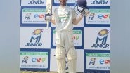 Sports News | MI Junior: Padmakar Nair's Double-ton Fuels Shri Rajendra High School's 426-run Triumph