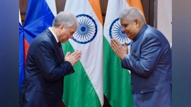 World News | Russia's Duma Chairman Vyacheslav Volodin Calls on Vice President Dhankar