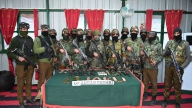 India News | Jammu and Kashmir: Security Forces Recover Large Cache of Arms and Ammunition in Baramulla