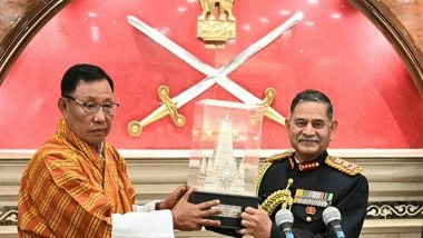 World News | Royal Bhutan Army's Chief Operations Officer Concludes India Visit Reinforcing Bilateral Military Cooperation