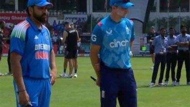 Sports News | 1st ODI: England Win Toss, Opt to Bat, No Kohli, Pant in India Playing XI