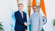 World News | MoS Kirti Vardhan Singh, SCO Secy General Nurlan Yermekbayev Discuss Strengthening Cooperation Within SCO Framework