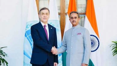 World News | MoS Kirti Vardhan Singh, SCO Secy General Nurlan Yermekbayev Discuss Strengthening Cooperation Within SCO Framework
