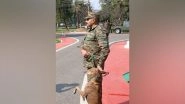 India News | Jammu: Army Honours Sniffer Dog 'Teena' for Exemplary Service