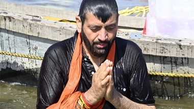 India News | Mahakumbh: Haryana CM Nayab Singh Saini Takes Holy Dip at Triveni Sangam