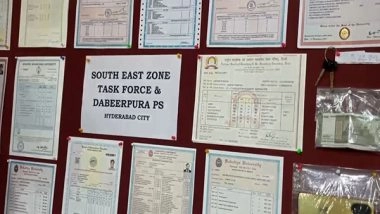 India News | Hyderabad Police Bust Fake Education Certificate Racket, Two Arrested