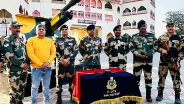 India News | Punjab: BSF Recovers Pakistani Drone from Amritsar