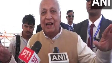 India News | 'Sanatana' Culture Embodies Oneness of Being: Bihar Governor Arif Khan Arrives for Mahakumbh in Prayagraj