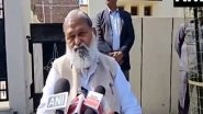 India News | Haryana Minister Anil Vij Calls for Action Against Agents Facilitating Illegal Immigration to the US