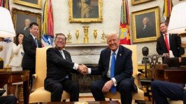World News | Donald Trump Calls Hails Security Partnership with Japan, Announces USD 1 Billion Defence Sales