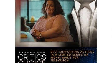 Entertainment News | Jessica Gunning Wins Best Supporting Actress at Critics Choice Awards for 'Baby Reindeer'