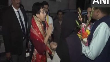 India News | After Emerging Victorious, Atishi Reaches Residence, Receives Warm Welcome from Supporters