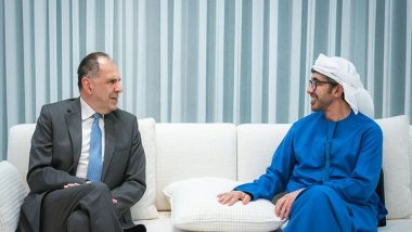 World News | Abdullah Bin Zayed, Greek Foreign Minister Discuss Strengthening Partnership Ties