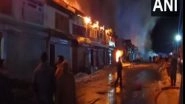 India News | J-K: 40 Shops Affected After Fire Breaks out at a Market in Sonamarg; Blaze Doused