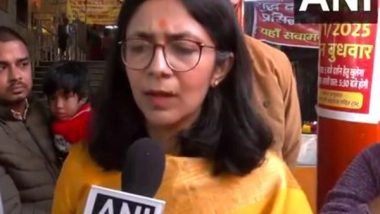 India News | Rajya Sabha MP Swati Maliwal Offers Prayers at Hanuman Temple
