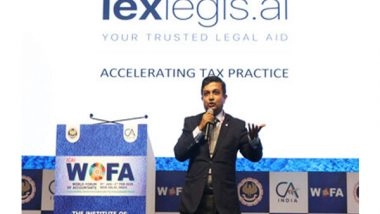 Business News | Lexlegis.ai Showcases Revolutionary Legal and Tax AI Technology at Landmark Events