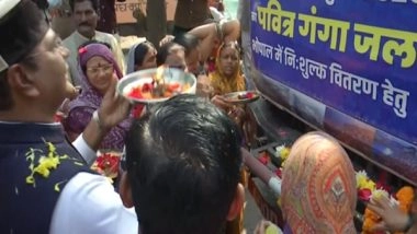 India News | MP Minister Brings Gangajal from Prayagraj Maha Kumbh to Distribute in Bhopal