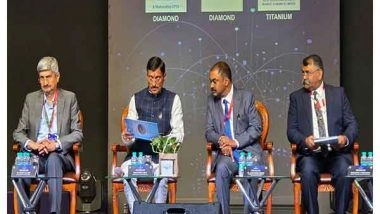 India News | 15th Aero India: Union Minister Sanjay Seth Hands over Certificates for ASTRA BVR, HTT-40