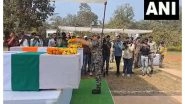 India News | Chhattisgarh: Wreath Laying Ceremony Held for Martyred STF Jawans in Bijapur