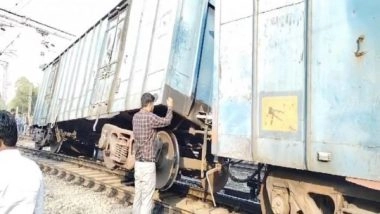 India News | MP: 3 Wagons of Goods Train Derail Near Katni