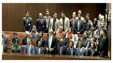 India News | Maldives Parliamentary Delegation Led by Speaker Abdul Raheem Abdulla Visits Lok Sabha, Rajya Sabha