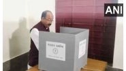 India News | Chhattisgarh Deputy CM Arun Sao Casts Vote in Bilaspur for Urban Body Elections