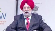 Business News | Oil and Gas to Remain Crucial Despite Rise of Renewable Energy Says Hardeep Singh Puri