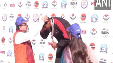 India News | Uttarakhand: CM Dhami Felicitates Winners of Kayaking, Canoeing Competetion at 38th National Games