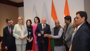 India News | Parliamentary Delegation from Poland Calls on Rajya Sabha Deputy Chairman Harivansh