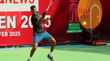 Sports News | Delhi Open: Mukund Sasikumar Stages Round 1 Comeback Victory as Singles Action Heats Up