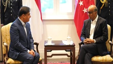 World News | Himanta Biswa Sarma Meets President of Singapore to Deepen Assam-Singapore Ties